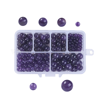 Natural Amethyst Beads G-JP0001-19-1