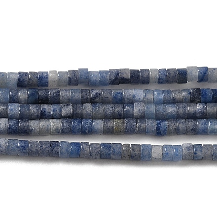 Chapelets de perles en aventurine bleue naturelle G-E612-A10-1