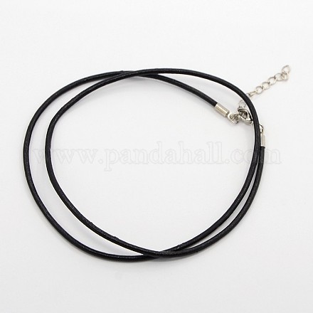 Кожаный шнур ожерелье материалы MAK-F002-01-1