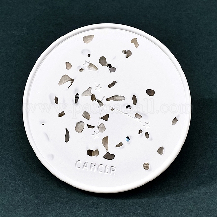 Гипсовая подставка под стакан с изображением двенадцати созвездий PW-WG28707-04-1