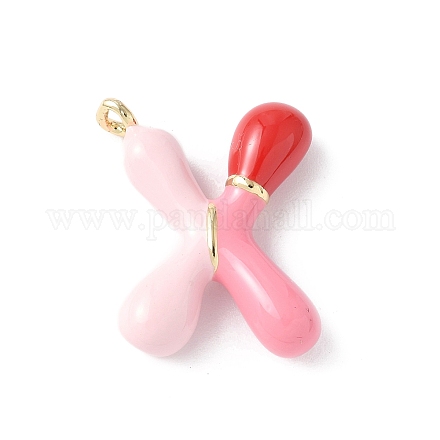 Латунь эмаль подвески KK-E093-03G-X-01-1