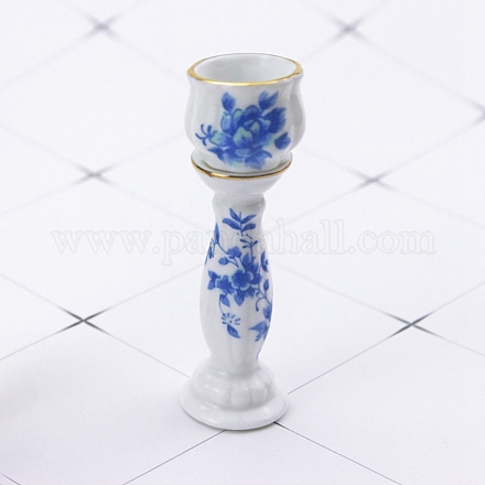 Mini pot de fleur pilier romain en porcelaine BOTT-PW0001-235A-1