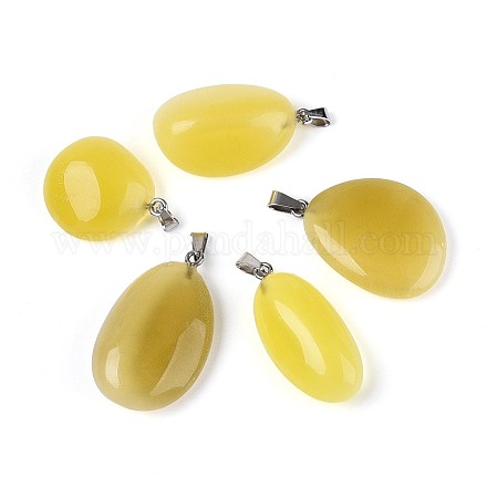 Подвески кошачий глаз G-N360-07P-01-1