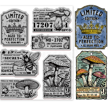 Резиновые прозрачные штампы DIY-WH0251-020-1