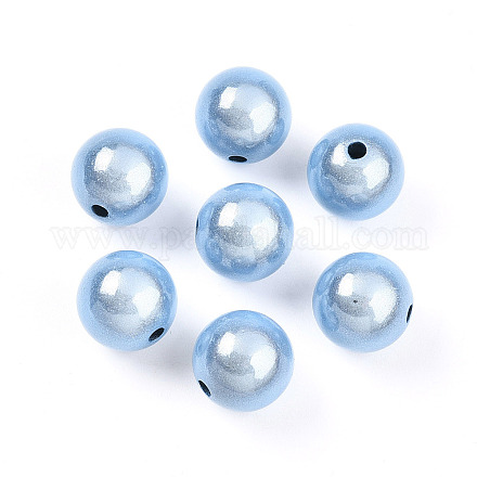 Perles acryliques laquées&nbsp;MACR-Q154-14mm-005-1