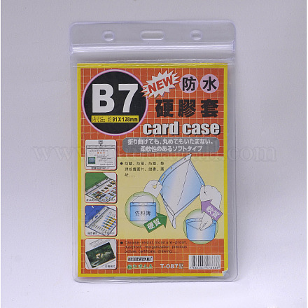 Kunststoff-Abzeichen Card-Inhaber X-AJEW-R038-02-1