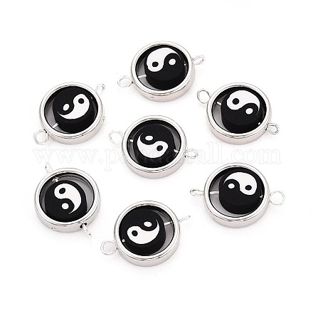 Полимерные глиняные бусины с пластиковой оправой ccb подвески CLAY-T022-35M-01B-1