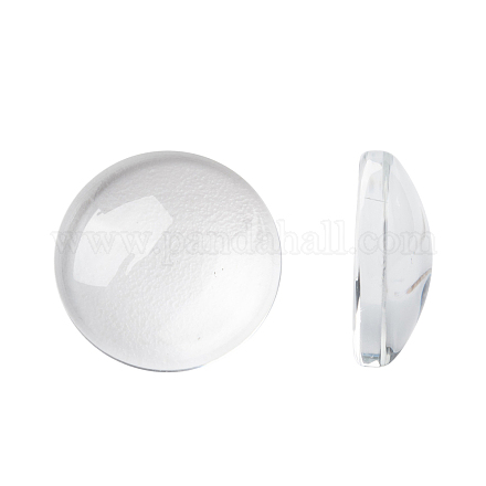 Cabochons de cristal transparente X-GGLA-R026-14mm-1
