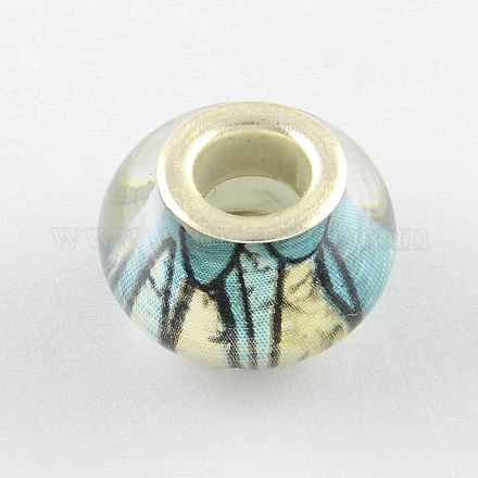 Large Hole Resin European Beads OPDL-Q129-166A-1
