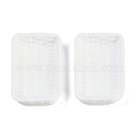 Кабошоны из смолы из ротанговой корзины RESI-Q014-07F-1