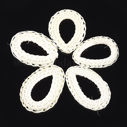Reed caña hecha a mano / anillos de unión de ratán tejidos WOVE-T006-045A-1