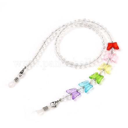 Butterfly Design Eyeglass Chains for Women AJEW-EH00254-1