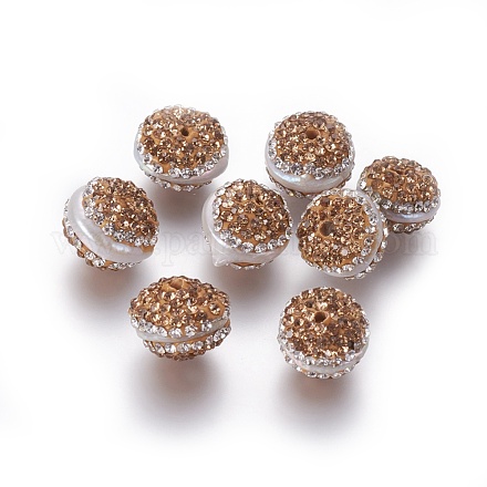 Perles de nacre naturelle PEAR-F015-32-1