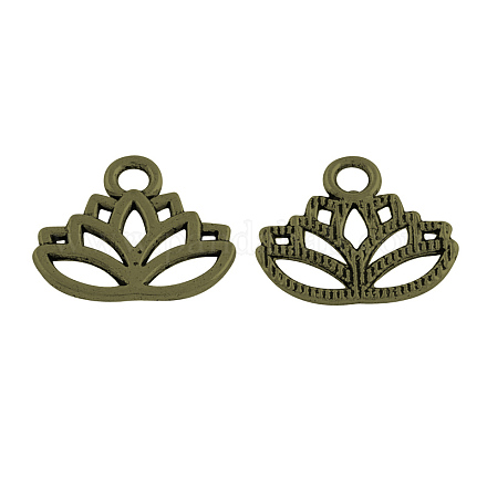 Подвески из сплава в тибетском стиле TIBEP-36884-AB-NR-1