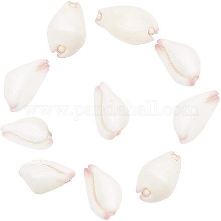 Natürliche Kaurimuschel Perlen SSHEL-NB0001-09-1