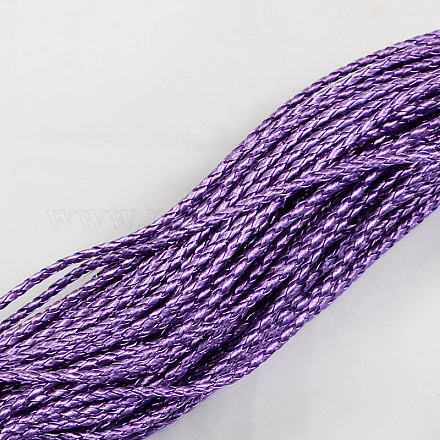 Braided Imitation Leather Cords LC-S005-057-1