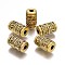 CCB Plastic Beads, Column, Antique Golden, 17.5x10.5mm, Hole: 4mm