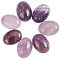Natural Amethyst Flat Back Cabochons, Oval, 18x13mm