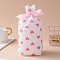 EVA Drawstring Pouch, Storage Bag, for Clothing Packaging, Heart Pattern, Pink, 17.5x11.9x0.08cm