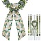 2Pcs Polyester Ribbons,  Ornament Accessories, Flower, 1420x120mm