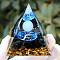 Orgonite Pyramid Resin Energy Generators, for Home Office Desk Decoration, 50mm