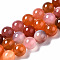 Natural Botswana Agate Beads Strands, Round, 10mm, Hole: 0.9mm, about 38~39pcs/strand, 15.47 inch~15.87 inch(39.3~40.3cm)