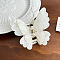 Butterfly Acrylic Claw Hair Clips, Hair Accessories for Women & Girls, White, 62mm