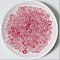 Glass Beads, Round, Red, 8mm, Hole: 1.4mm