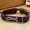 Zinc alloy environmentally friendly guitar accessories genuine leather bracelet