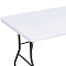 Polyester Tablecloth, for Home Decorations, Rectangle, White, 1940x885x0.4mm