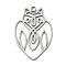 201 Stainless Steel Pendants, Laser Cut, Owl Charms, Stainless Steel Color, 26.5x17.5x1mm, Hole: 1.5mm