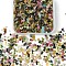 60G Natural Tourmaline Chip Beads, No Hole/Undrilled, 2~8x2~4mm
