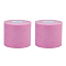 100 Yards Mesh Wreath Supplies 2 Rolls Deco Mesh Ribbon Pink Mesh Ribbon Wired Decorative Mesh Ribbbon Elastic Wrapping Tirm for Front Door Wreath Christmas Tree Crafts Jewelry Box Packaging