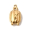 304 Stainless Steel Pendants, Luggage Case Charm, Ion Plating(IP), Golden, 21x11.5x5.5mm, Hole: 1.4mm