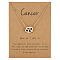 Alloy Constellation Pendant Necklaces, Golden, Cancer, 16.14 inch(41cm)