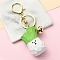 Resin Keychain, Vegetable and Fruit Theme, Vegetables, Pendant: 56x34mm
