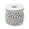 Aluminium Curb Chains, Unwelded, Silver, 11.5x8x1.8mm