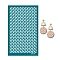 Polyester Silk Screen Printing Stencil, Reusable Polymer Clay Silkscreen Tool, for DIY Polymer Clay Earrings Making, 15x9cm