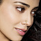 Brass Micro Pave Clear Cubic Zirconia Clip on Nose Rings, Golden, Heart, 6.68x6.4mm, Pin: 1mm