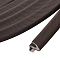 PU Plastic Sealing Strip, for Door Gap, Window Gap, Sound and Light Insulation, Coconut Brown, 10x4.5mm