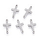 Шармы-подвески из хирургической нержавеющей стали 316 с прозрачным кубическим цирконием STAS-ZX042-22S-3