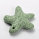 Synthetic Lava Rock Big Starfish/Sea Stars Pendants G-O025-05F-2