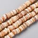 Eau douce naturelle de coquillage perles brins SHEL-C001-06-2