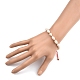Verstellbarer Nylonfaden geflochtene Perlen Armbänder BJEW-JB05382-01-4