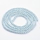 Chapelets de perles en verre nacré HY-4D-B09-1