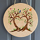FINGERINSPIRE Love Tree Painting Stencil 11.8x11.8inch Reusable Two Trees Drawing Template for Decoration Life Tree Stencil Tree of Life Spring Nature Plant Stencil for Wall Wood Furniture Painting DIY-WH0391-0040-5
