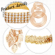 Set di gioielli in lega scintillante e ferro anattasoul fai da te DIY-AN0001-01-6