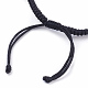 Adjustable Nylon Cord Bracelet Making MAK-F023-A-4