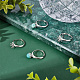 Gomakerer 6 pièces accessoires d'anneau réglables en laiton KK-GO0001-42-3