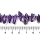 Природный аметист самородки бисер пряди G-B125-B01-01-4